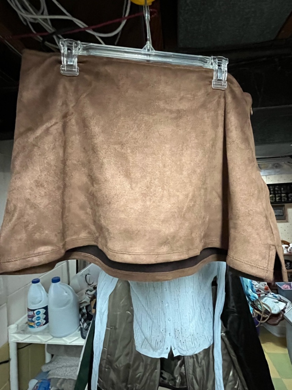 wild fable Brown Suede-Look Skort NWT Size Large